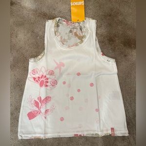 NWT Girls GIMOS 100% Cotton Pink Tank Top Size 8